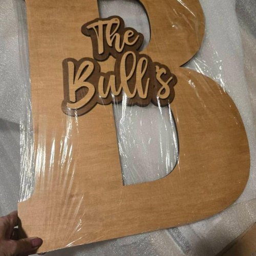 Andisijq Personalized Wedding Sign,Wedding Guest Book Alternative GuestBook Alternative Wedding Letter Guest Book Alternative Custom Wooden Name Sign (50cm 9.6")