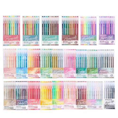 207 Colors Gel Pens with Fine Point for Adult Coloring Books, Colors Stackable Acrylic Pens for Journals, Drawing, Writing and Student Supplies