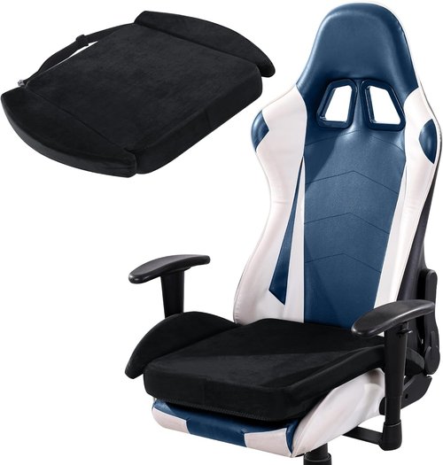 BALAPET Ultra Soft Gaming Chair Cushion - Tailbone Pain Relief for Long Sitting | Black