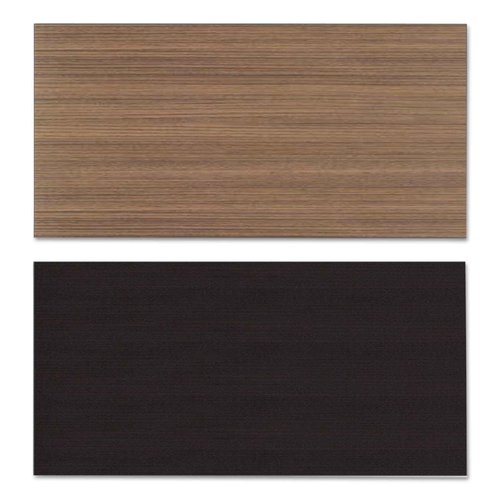 Alera ALETT4824EW 47.63 in. W x 23.63 in. D Rectangular Reversible Laminate Table Top - Espresso/Walnut