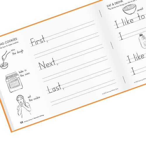 Learning Without Tears Building Writers Student Edition, Age 5+, Kindergarten+, Handwriting Without Tears, Narrative, Information, Opinion, Fluency, School & Home, Tutor, Sensory & Motor Skills, Sensory