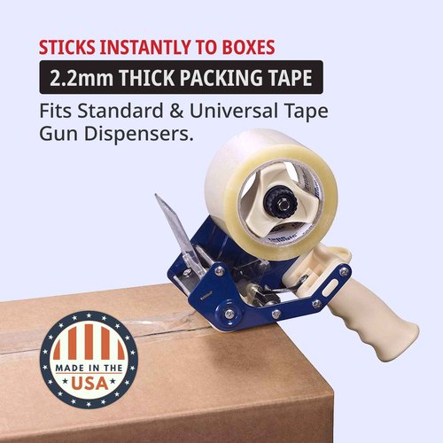 Tape Logic 2" x 110 yds Acrylic Packing Tape 2.2 Mil, Clear (6-Pack) Heavy Duty Packing Tape Rolls for Sealing Boxes at Home, Warehouse, & Office, Supplies for Packaging, Shipping, Moving
