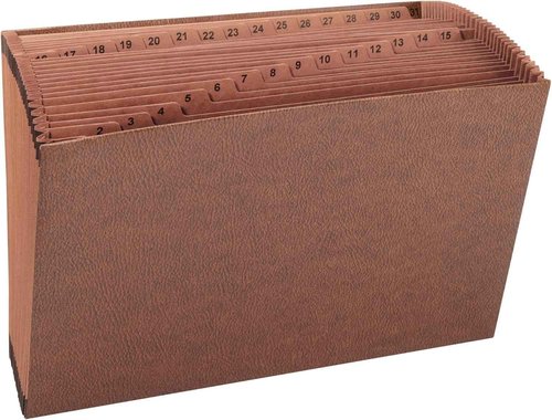Smead TUFF Expanding File, Daily (1-31), 31 Pockets, Legal Size, Redrope-Printed Stock (70469)