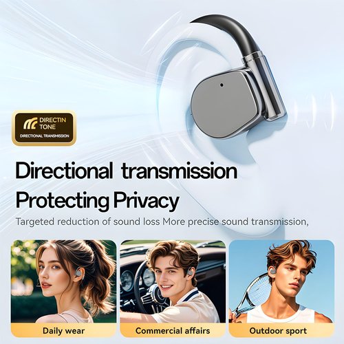 AI Translation Earbuds Real Time 144 Languages, 3-in-1 Open Ear Wireless Bluetooth Translator Earbuds, Audifonos Traductores Inglés Español, with APP Translating Device