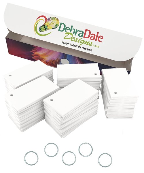 MADE IN USA – Debra Dale Designs Compact Flashcard Set – Durable, Portable & Organized for Study On-the-Go – Premium Quality Study Supplies