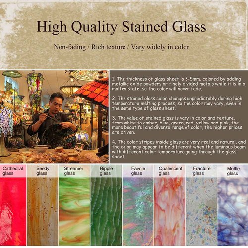 Bieye L10804 Rose Flower Tiffany Style Stained Glass Reading Floor Lamp 59.5 inches Tall, Red