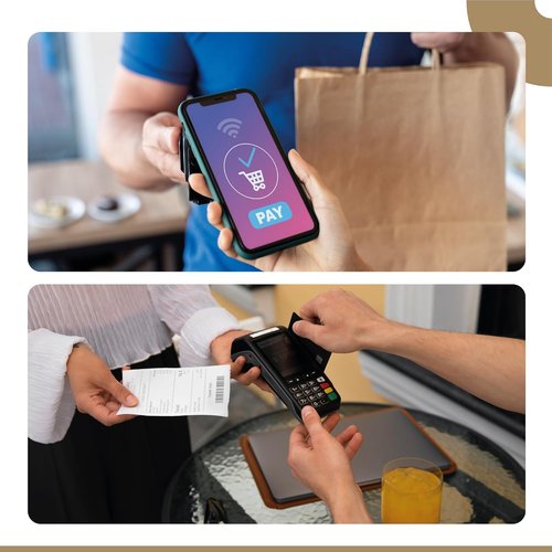 Ingenico Thermal Paper Rolls - BPA-Free Receipt Paper for Credit Card Machines - 10 Rolls