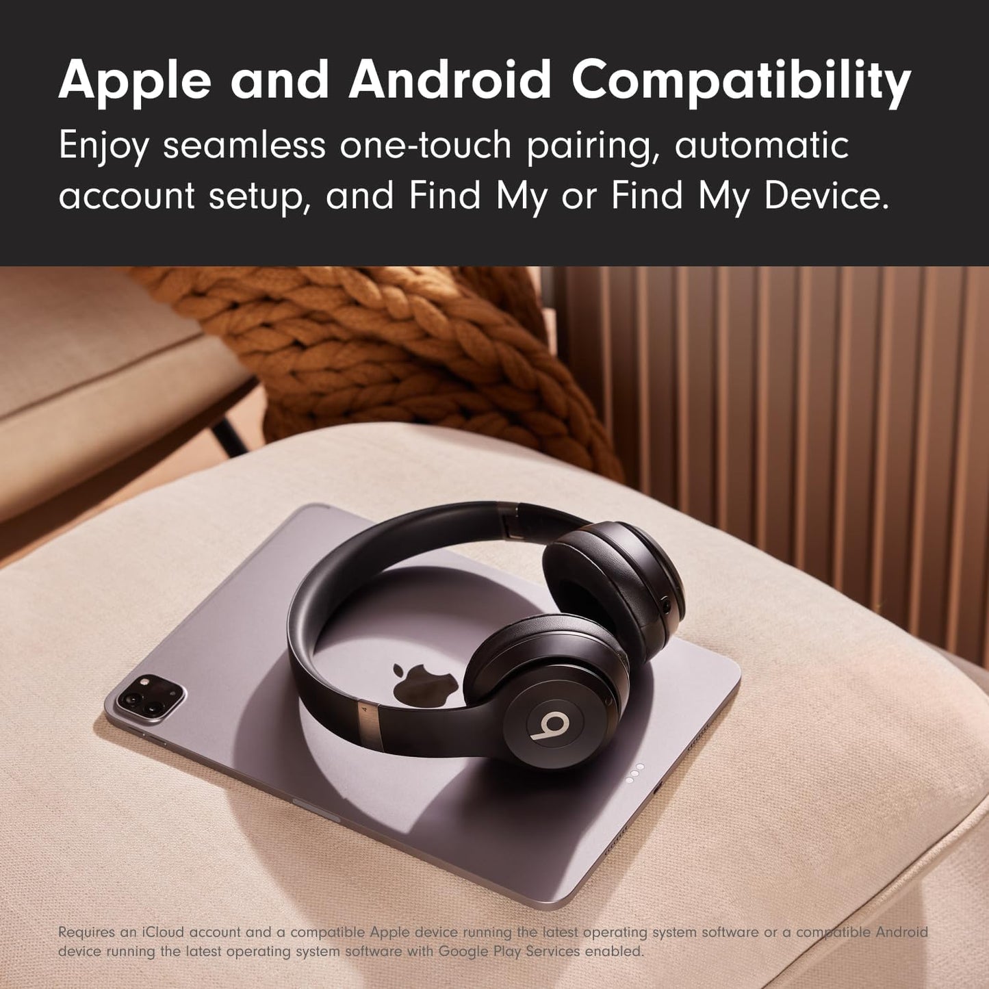 Beats Solo 4 - Wireless On-Ear Bluetooth Headphones | 50-Hour Battery Life, Ultra-Lightweight Comfort, Matte Black