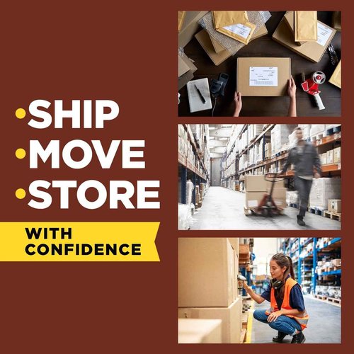 Scotch 3750 Commercial Grade Packaging Tape – Heavy Duty Clear Packing Tape, 1.88"" x 54.6 yd per Roll (6 Rolls) – Strong Hot Melt Adhesive for Shipping, Moving, Warehouse & Industrial Use