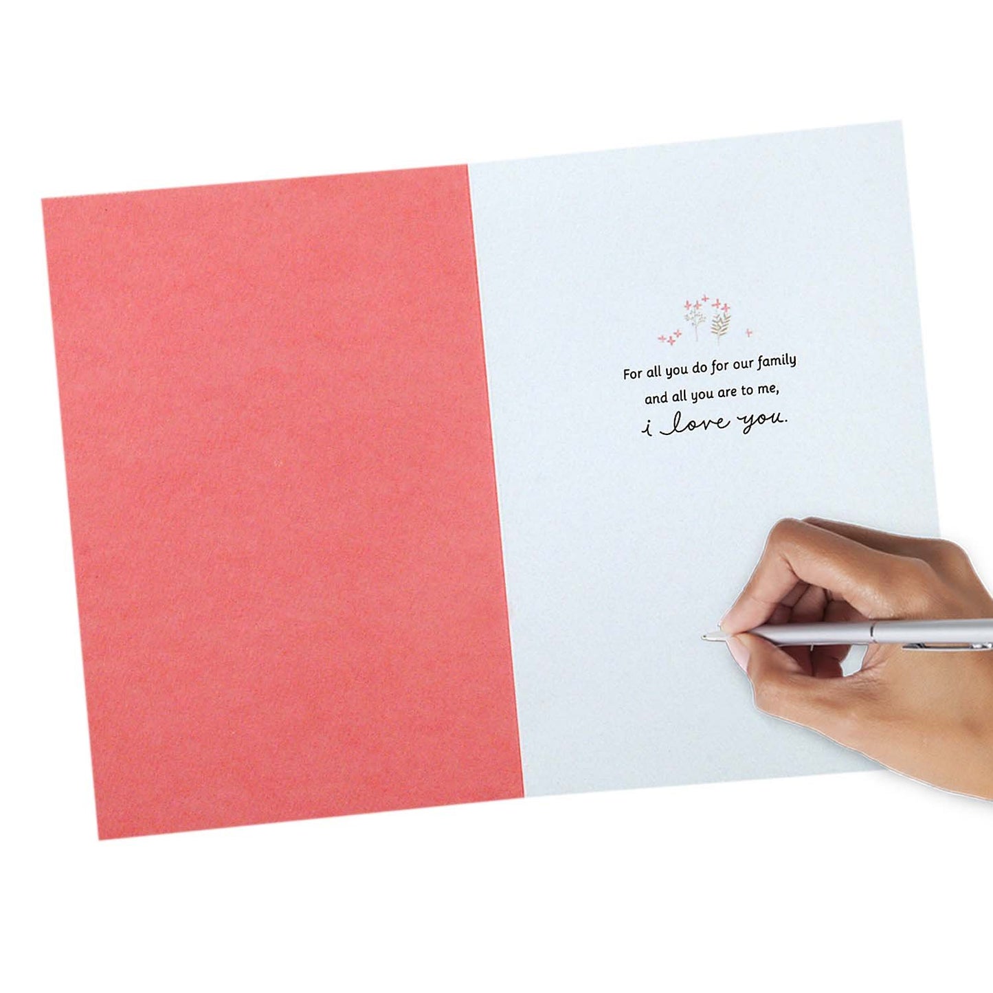 Hallmark Signature Mothers Day Card for Wife (For All You Do for Our Family)