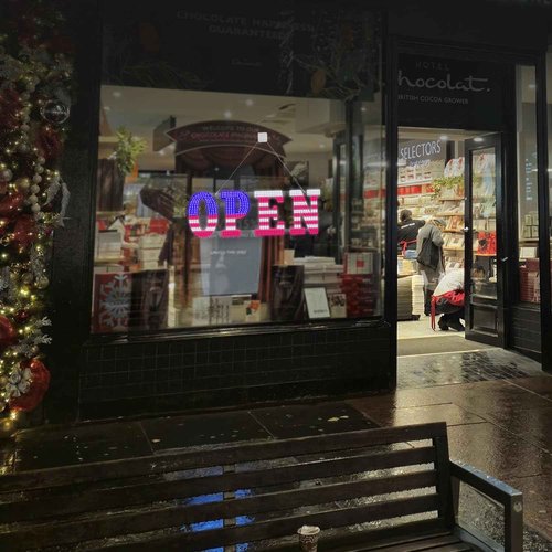 30'' x 10" Large LED Open Signs for Buisness, Remote Control and Adjustment Brightness & Speed - 14 Mode, LED Open Closed Sign for Bar Store Restaurant Office Hotel Salon USA Flag