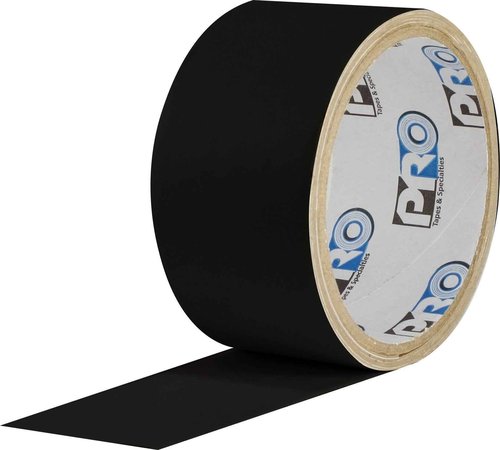 ProTapes Pro Flex Flexible Butyl All Weather Patch and Shield Repair Tape, 50' Length x 6" Width, Black (Pack of 1)