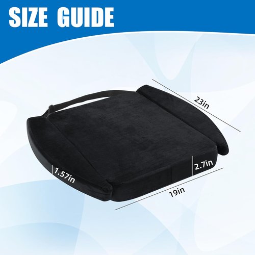 BALAPET Ultra Soft Gaming Chair Cushion - Tailbone Pain Relief for Long Sitting | Black