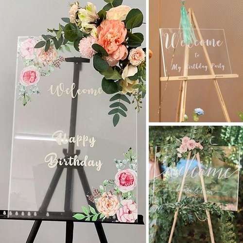 Clear Acrylic Sheet by [Brand Name] - 24 x 36” | 1/4” Thick for Craft Projects, Signs & DIY