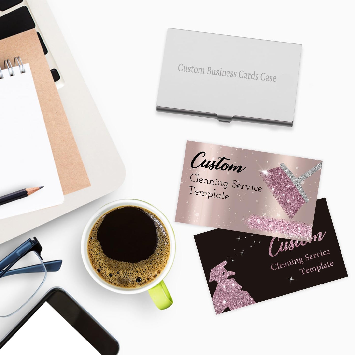 Custom Business Cards Customized with Logo 1000 500 200 100 Personalized Business Cards Customizable with Photo for Small Business Printable Waterproof Double-Sided 3.5" x 2"-Custom 100PCS