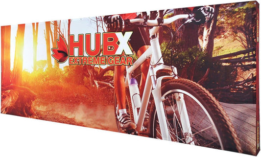 Skiennix Custom Fabric Pop-Up Display - Trade Show Backdrop Booth | 30ft x 8ft Graphic Only