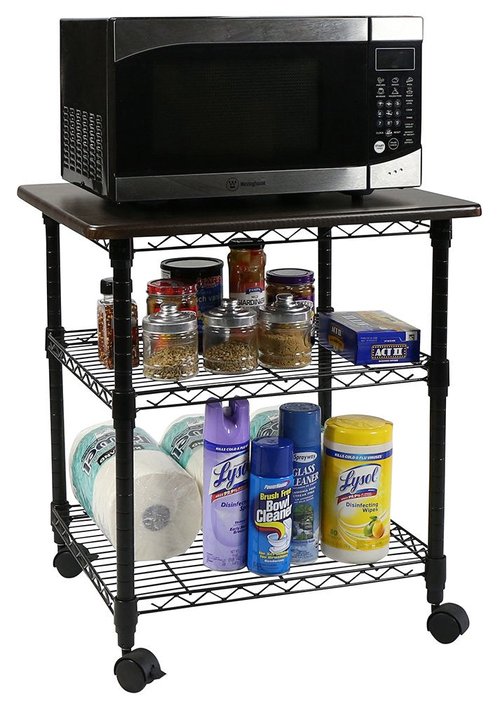 Apollo Hardware Printer Stand Series / 3 Tier Printer Stand(Black) 18" Wx21 Lx27 H (3 Tier)