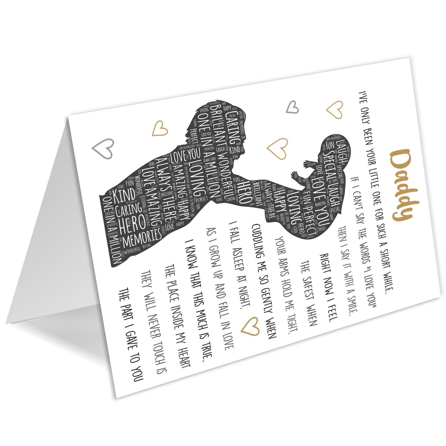 gerdiny First Fathers Day Card Gifts for New Dad, 1st Fathers Day Card, Happy 1st Father's Day Cards Gift from Baby Boy Girl, Father's Day Card Gift for First Time Dad To Be, New Dad Gifts for Men