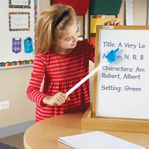 Learning Resources Rainbow Pointers, Classroom Supplies, Kids Finger Pointer, Set of 10, Ages 3+