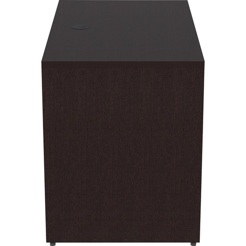 Lorell, LLR18216, Essentials Espresso Laminate Return Shell, 1 Each
