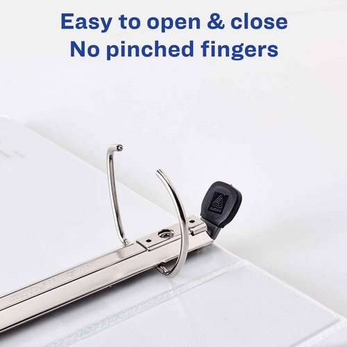 Avery Heavy-Duty View 3 Ring Binder, Extra Wide, 2" EZD Rings, 1 White Binder (01320) (Pack of 2)