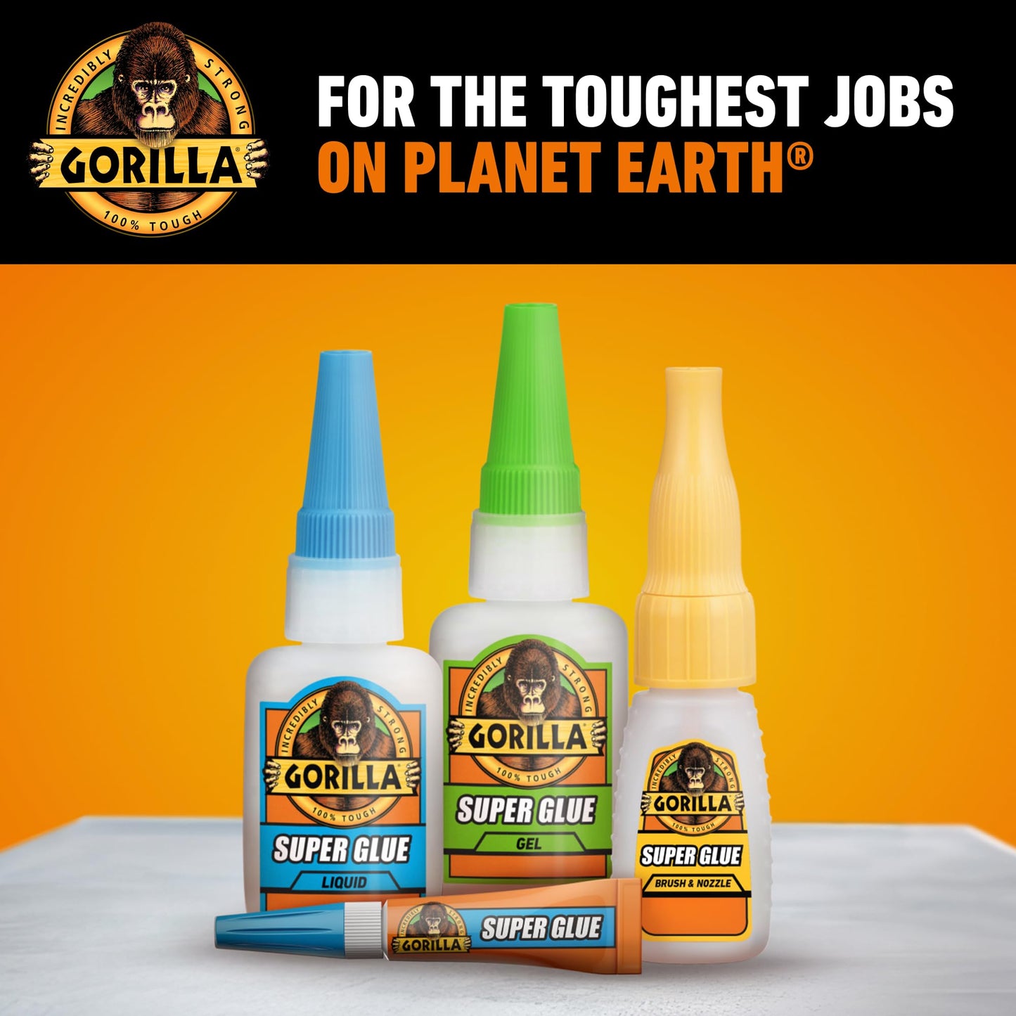 Gorilla Super Glue XL, Clear Glue, 25 Gram (Pack of 2) - All Purpose and Fast Setting for Projects and Repairs