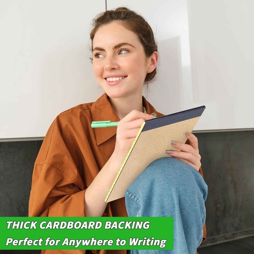 48 Pack Legal Pads Bulk,5 x 8 Inch White Notepad, Note Pads College Ruled Perforated Memo Pad for Work Study Daily Note Taking List, Lined Writing Pads Memo Refills Notepads for Office Home School