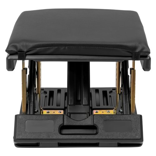 4-Level Height Adjustable Foot Rest for Under Desk at Work, Ergonomic Portable Foot Stool with Massage Cushion, Supports 80kg (176lbs), Suitable for Car,Office,Home