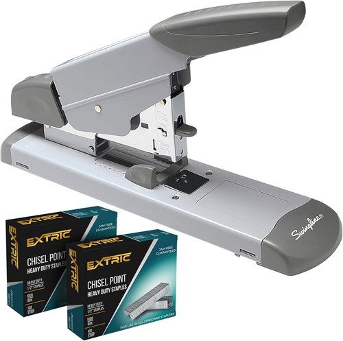 Platinum Heavy Duty Stapler - 160 Sheet Capacity with Alignment Guide | Includes 2,000 Staples