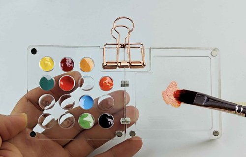 Magnetic Sketch Easel Plein air Easel Plein air watercolorist (Easel and Paint)