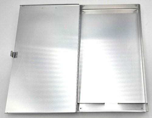 11x17 Clipboard Aluminum Storage Box Featuring a High Capacity Clip