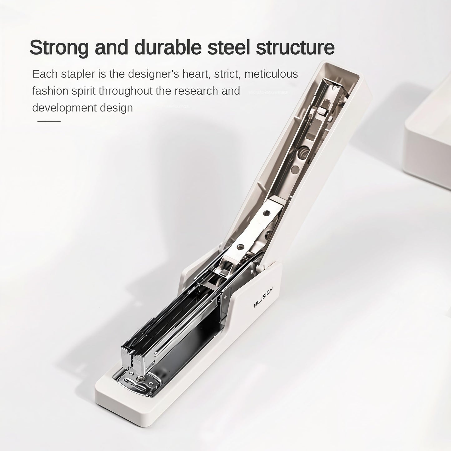 Desktop Stapler, Office Stapler 25 Sheet Capacity with 1000 Staples, Non-Slip for Office, School, Family, Gift (Cyan)