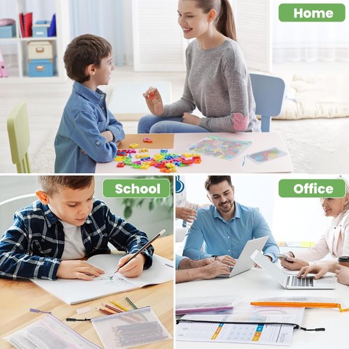 25pcs Mesh Zipper Pouch Bags for Organization and Storage,Toy Storage Bags,Zipper Pouch for Classroom Organization, Storage Bag Suitable for Classroom,Travel and Home