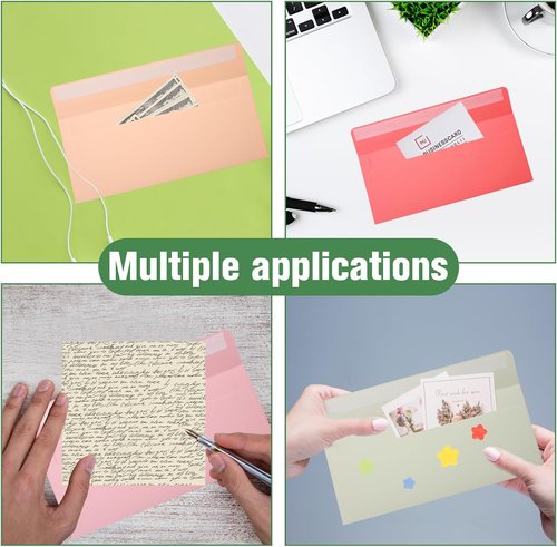 Colorful Envelopes by [Brand Name] - 200 PCS Self-Seal #10 Business Mailing Envelopes | 4 1/8 X 9 ½ Inch
