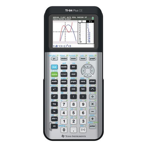 Texas Instruments TI-84 Plus CE Python Color Graphing Calculator, Galaxy Gray (Metallic)