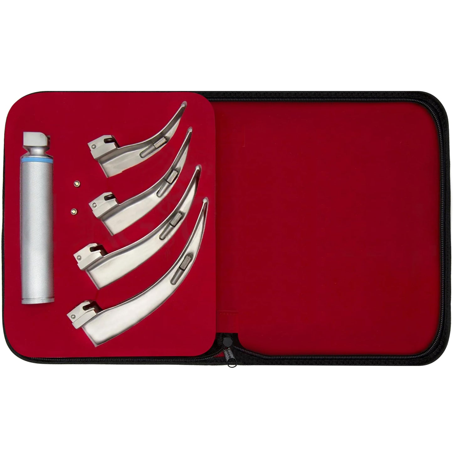 Surgical Online Veterinary Airway Practice Kit - 4 Macintosh Blades + Handle with Case (for Animal Training Use)