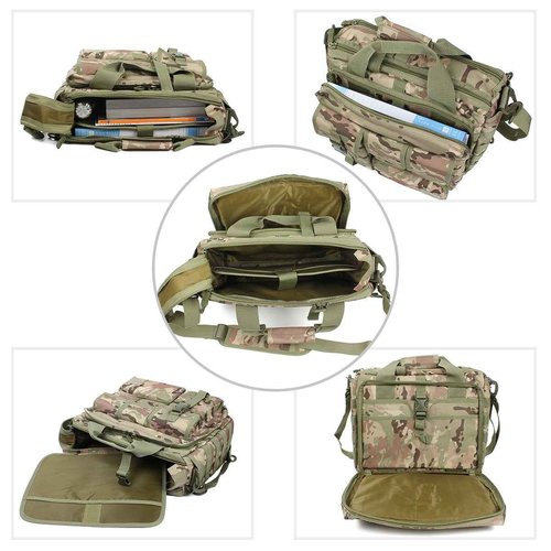 Tactical Briefcase, 15" Men's Messenger Bag Military Briefcase for Men
