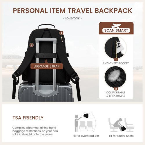 LOVEVOOK Laptop Backpack for Women with Pouch Pocket for Large Capacity Cup,15.6 Inch Laptop Computer Bag Travel Backpack Purse,Waterproof Work Business Backpack College Teacher Bags,Grayish Purple