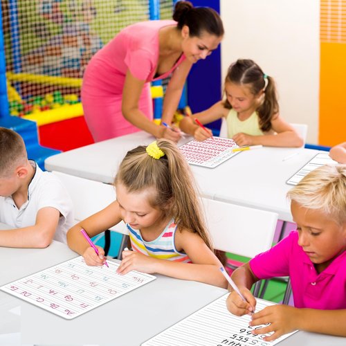 24pcs Dry Erase Board with Lines Handwriting Practice for Kids Letter Alphabet Tracing Thickened Whiteboard Classroom Must Haves Double Sided Teacher Learning Tool Portable Drawing Learning 12" x 9"