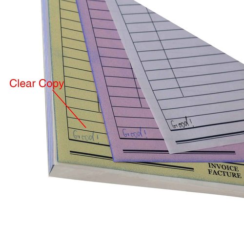 Sales Order Book, 3-Part, Carbonless Forms with White, Yellow, and Pink Copies, 8-1/2" X 11" Inch, 33 Sets per Pack,10 Packs Totally (10)
