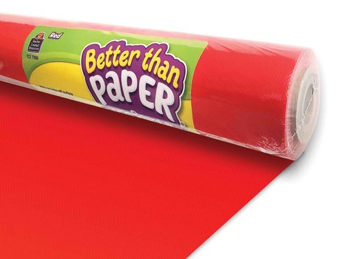 Teacher Created Resources Lemon Yellow and Red Better Than Paper Bulletin Board Rolls