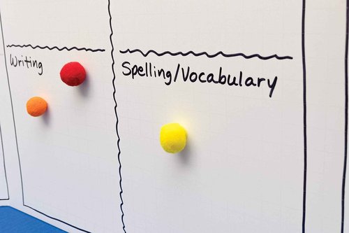 Ghostline Foam Presentation Board 1/2" Faint Grid, 28" x 22", White 5