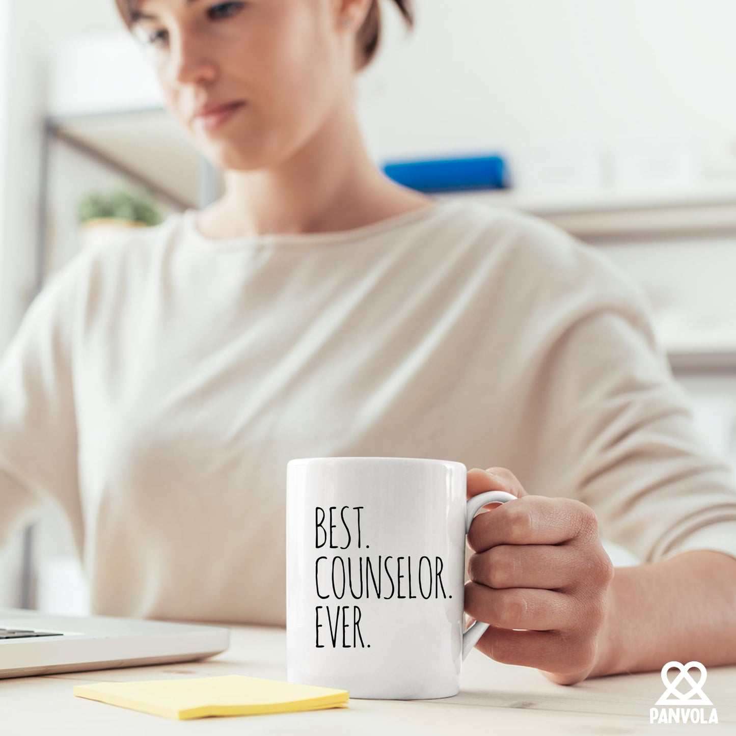 Best Counselor Ever Mental Health Therapist School Counselor Coffee Mug Marriage Teacher Psychologist Ceramic Cup 11oz White