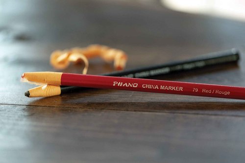Dixon Industrial Phano Peel-Off China Marker Pencils, Green (00074) (Pack of 6, 72 Count Total)