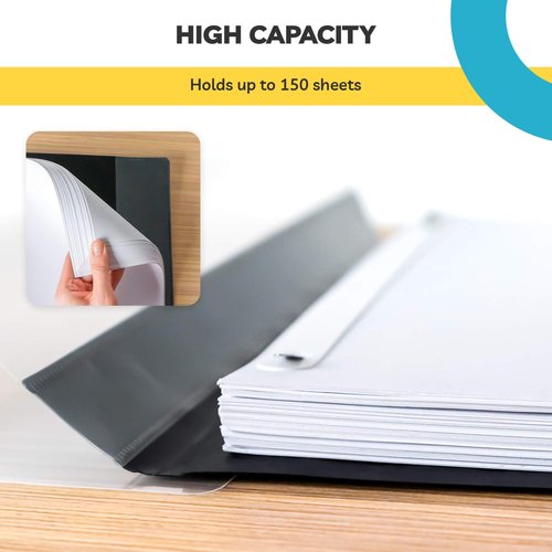 Report Covers - (Set of 30), 8.5 x 11" Letter Size, Clear Front Folders - Ideal for Presentations, Resumes & Keeping Your Documents Neat and Professional