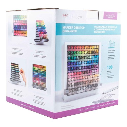 Tombow 56840 Marker Desktop Organizer , White