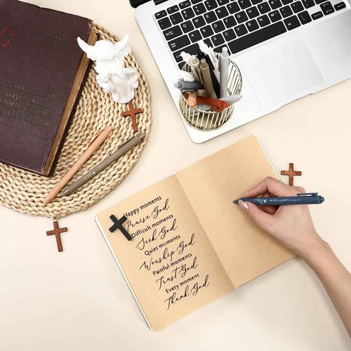 Sayglossy 200 Pcs 50 Pcs Scripture Ballpoint Pens Christian Gifts Bulk Party Favors for Church Office Sunday School Bible Study Supplies Women Men Birthday Christmas Religious Inspirational Gifts