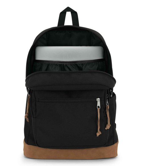 JanSport Right Pack Backpack - Durable Daypack with Padded 15" Laptop Sleeve, Spacious Main Compartment & Integrated Water Bottle Pocket - Black