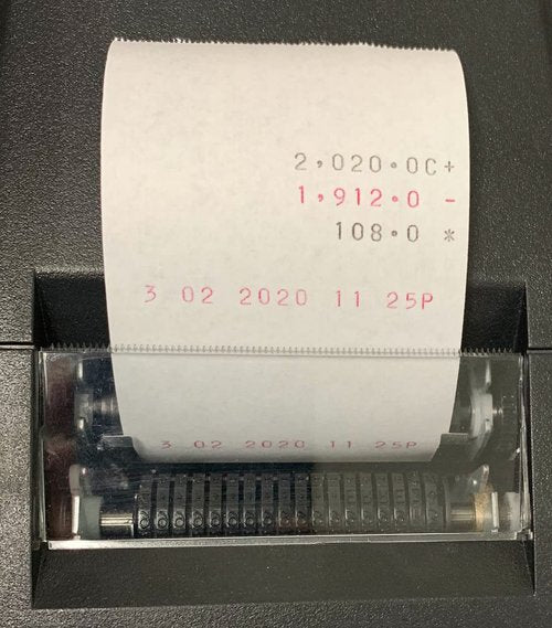 Monroe 8130X Heavy Duty Printing Calculator for Accounting and Purchasing Professionals