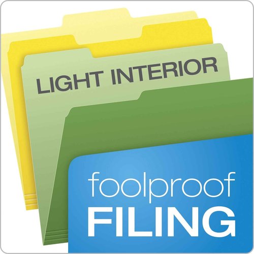 Pendaflex Hanging File Folders and Pendaflex Two-Tone Color File Folders Bundle
